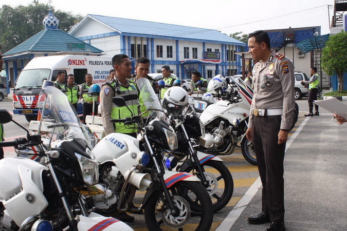 Kasat Lantas Polresta Cek Kesiapan Ranmor Dinas